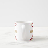 Tasse für typisch amerikanische Muster (Rückseite)