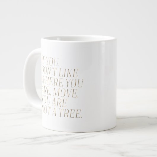 Tasse für Typografie Zitat ・ 0001 (Vorderseite Links)