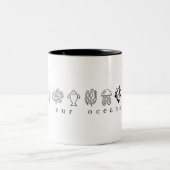 Tasse für unsere Ozeane Gerettet: Fischkrebs, Qual (Mittel)