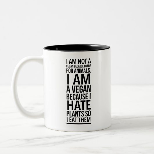 Tasse für vegane Quotes (Links)