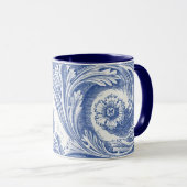 Tasse für Vintage Blume (VorderseiteRechts)