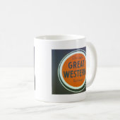 Tasse für Vintage Eisenbahnlogos (VorderseiteRechts)