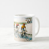 Tasse für Vintage Fahrradrennen (VorderseiteRechts)