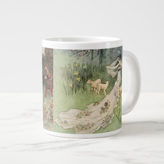 Tasse für Vintage Märchenmalereien (Vorderseite Rechts)