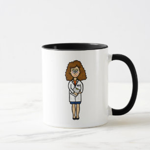 Tasse für weibliche Ärztin