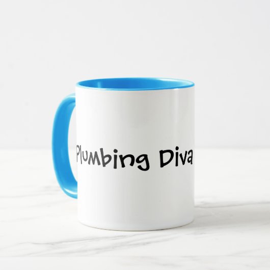 Tasse für weibliche oder weibliche Klempner (Anpas (Vorderseite Links)