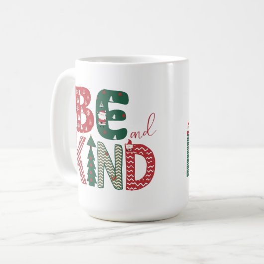 Tasse für Weihnachtsgeschenke (Vorderseite Links)