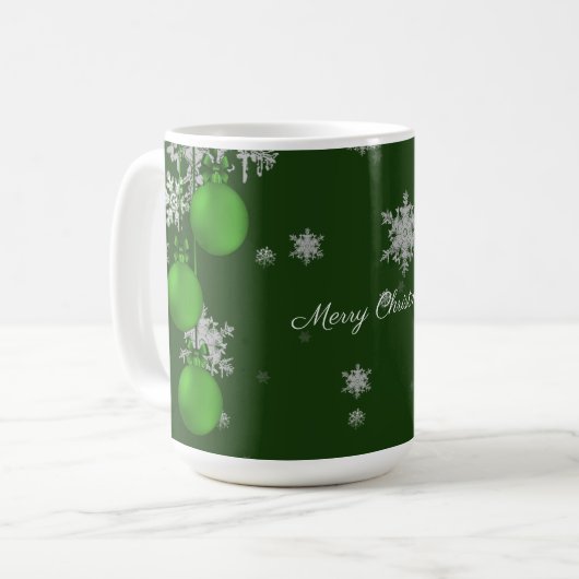 Tasse für Weihnachtsschmuck (Vorderseite Links)