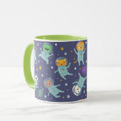 Tasse für Weltraumtiere (Vorderseite Links)