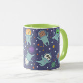 Tasse für Weltraumtiere (VorderseiteRechts)