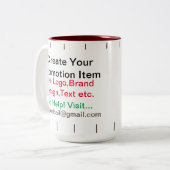 Tasse für Werbeaktionen erstellen (Vorderseite Links)