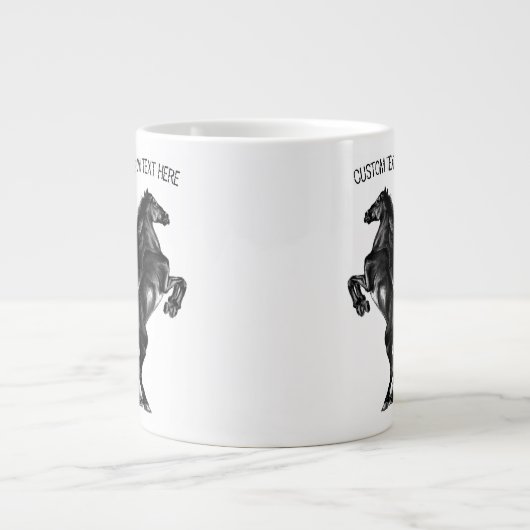 Tasse für Wildkaffee mit benutzerdefiniertem Text (Vorderseite)