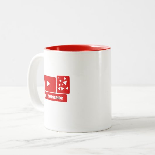 Tasse für Youtube - Youtube-Tasse (Vorderseite Links)