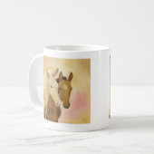 Tasse für zwei Fohlen (Vorderseite Links)