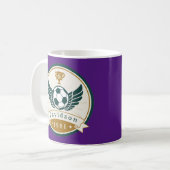 Tasse - Fußball - Personalisiert - Name hinzufügen (Vorderseite Links)