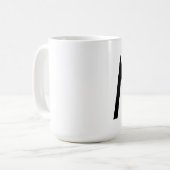 Tasse Futura Typografie-"M" (Vorderseite Links)