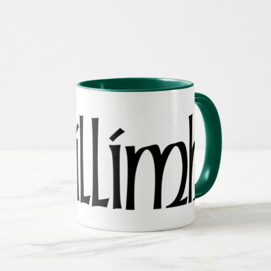 Tasse Galways (Gälisch) (VorderseiteRechts)