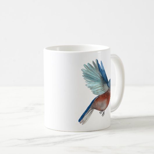 Tasse Garden Bird Wassercolor (VorderseiteRechts)