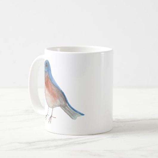 Tasse Garden Bird Wassercolor (Vorderseite Links)