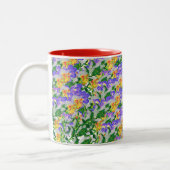 Tasse: Garten der Blume Zweifarbige Tasse (Links)