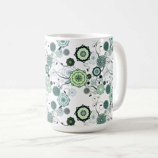 Tasse-Garten-Party Kaffeetasse (VorderseiteRechts)