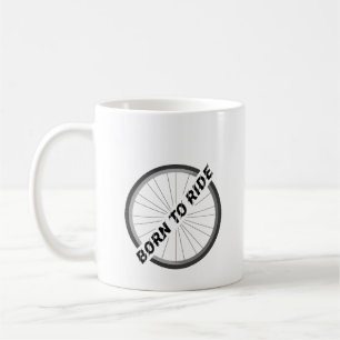 Tasse "Geboren zu fahren" Raddesign