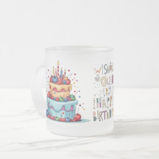 TASSE GEBURTSTAG (Vorderseite Links)