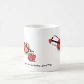 Tasse / Geige mit Rose (Mittel)