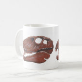 Tasse Geisterbild Dimetrodon Schädels (Vorderseite Links)