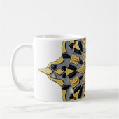 Tasse - gelb und blau (Links)