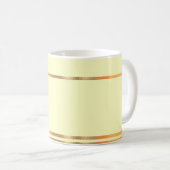 Tasse Gelb und Gold (VorderseiteRechts)