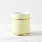 Tasse Gelb und Gold (Mittel)
