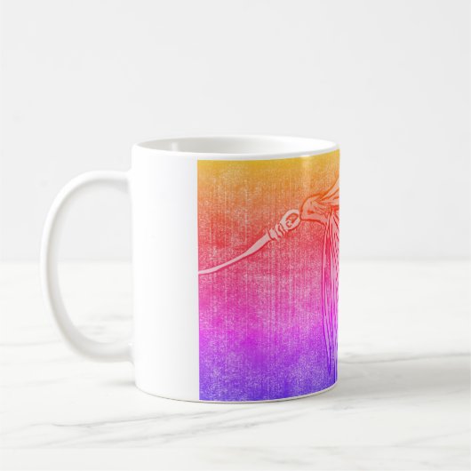 Tasse "Gelb und orange" (Links)