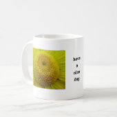 Tasse gelbe Margeritenblüte: Schöne Tage (Vorderseite Links)