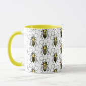 Tasse - Gelbe und Schwarze Bienen (Links)