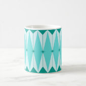 Tasse geometrischer Diamanten und Sternexplosionen (Mittel)