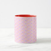 Tasse geometrischer Hot Colors (Zentrum)