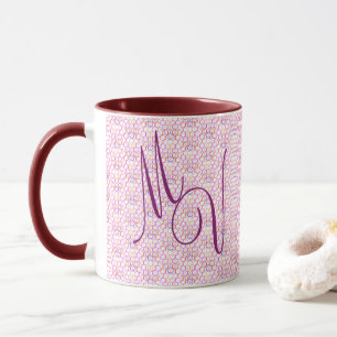 Tasse geometrischer Hot Colors