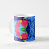 Tasse geometrischer Titel (Vorderseite Links)