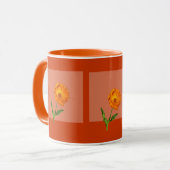 Tasse - Gerahmt Calendula (Vorderseite Links)