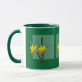 Tasse - Gerahmte Affodien (Links)