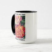 Tasse "Gerechtigkeit und Frieden" (Vorderseite Links)