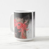 Tasse German Shepherd Mardi Gras Mask Red (Vorderseite Links)