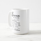 Tasse, Geschenk für Boss und Lehrer Kaffeetasse (Vorderseite Links)