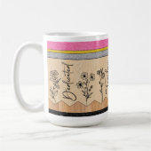 Tasse-Geschenk für Lehrer, Teach-Blume-Kaffee Kaffeetasse (Links)