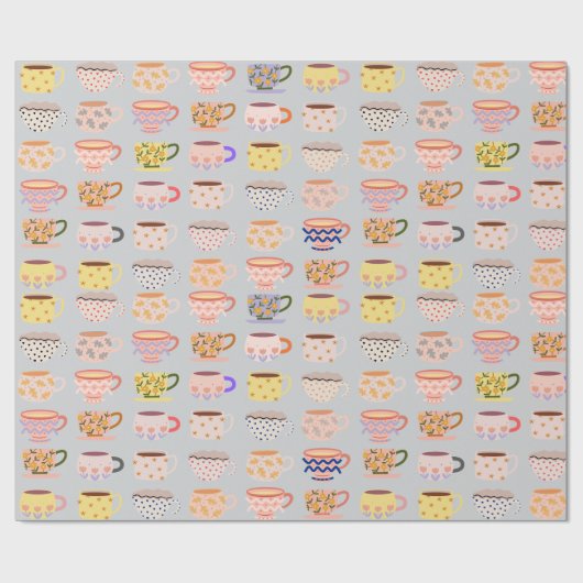 Tasse Geschenkpapier (Flach)