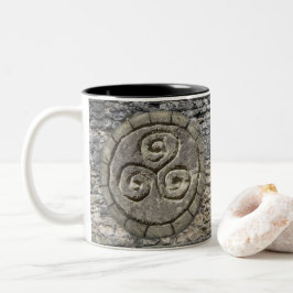Tasse, Gestaltung der alten Weltreligion Zweifarbige Tasse