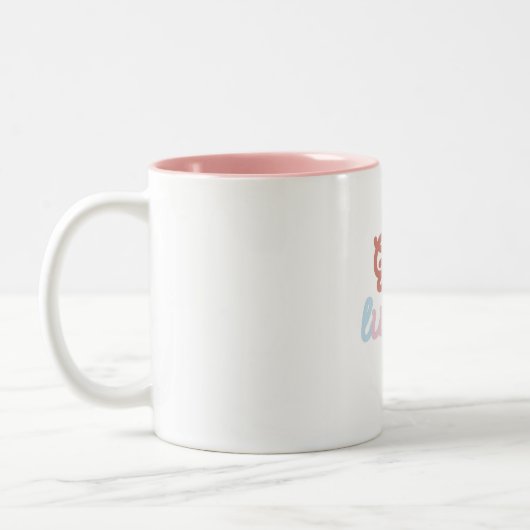 Tasse Get lucky mit Stern (Links)