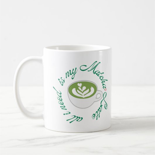 Tasse-GIFT, Matcha-Liebesgeschenk , Matcha-Tasse-G Kaffeetasse (Links)