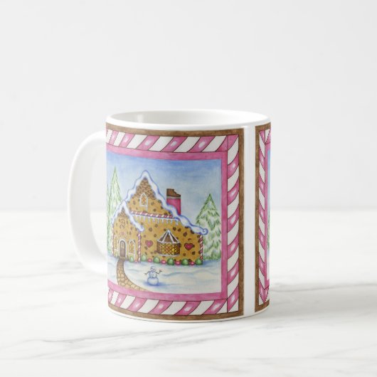 Tasse Gingerbread House (Vorderseite Links)